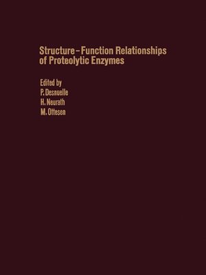 cover image of Structure–Function Relationships of Proteolytic Enzymes